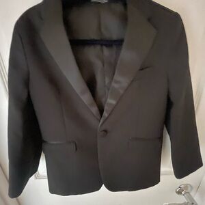 Boys  Black Blazer - Classic Single-Button Suit Jacket